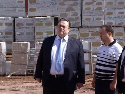 Геннадий Семигин и Владимир Нагорный оценили ход строительства долгожданной школы в уфимском микрорайоне Затон-Восточный