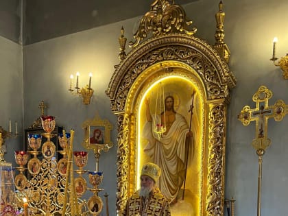 Божественная литургия в честь Зачатия Иоанна Крестителя в Стерлитамаке