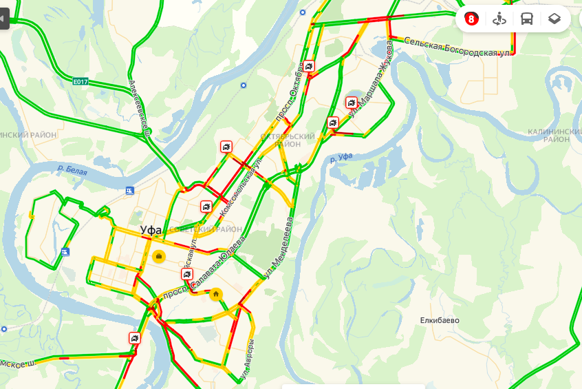 Уфа где пробки. Пробки Уфа. Пробки в Уфе сейчас на карте. Пробки Уфа утром. Яндекс Уфа.