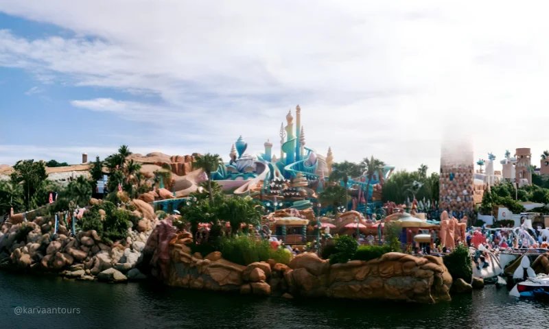 Mermaid Lagoon at Tokyo DisneySea theme park in Japan