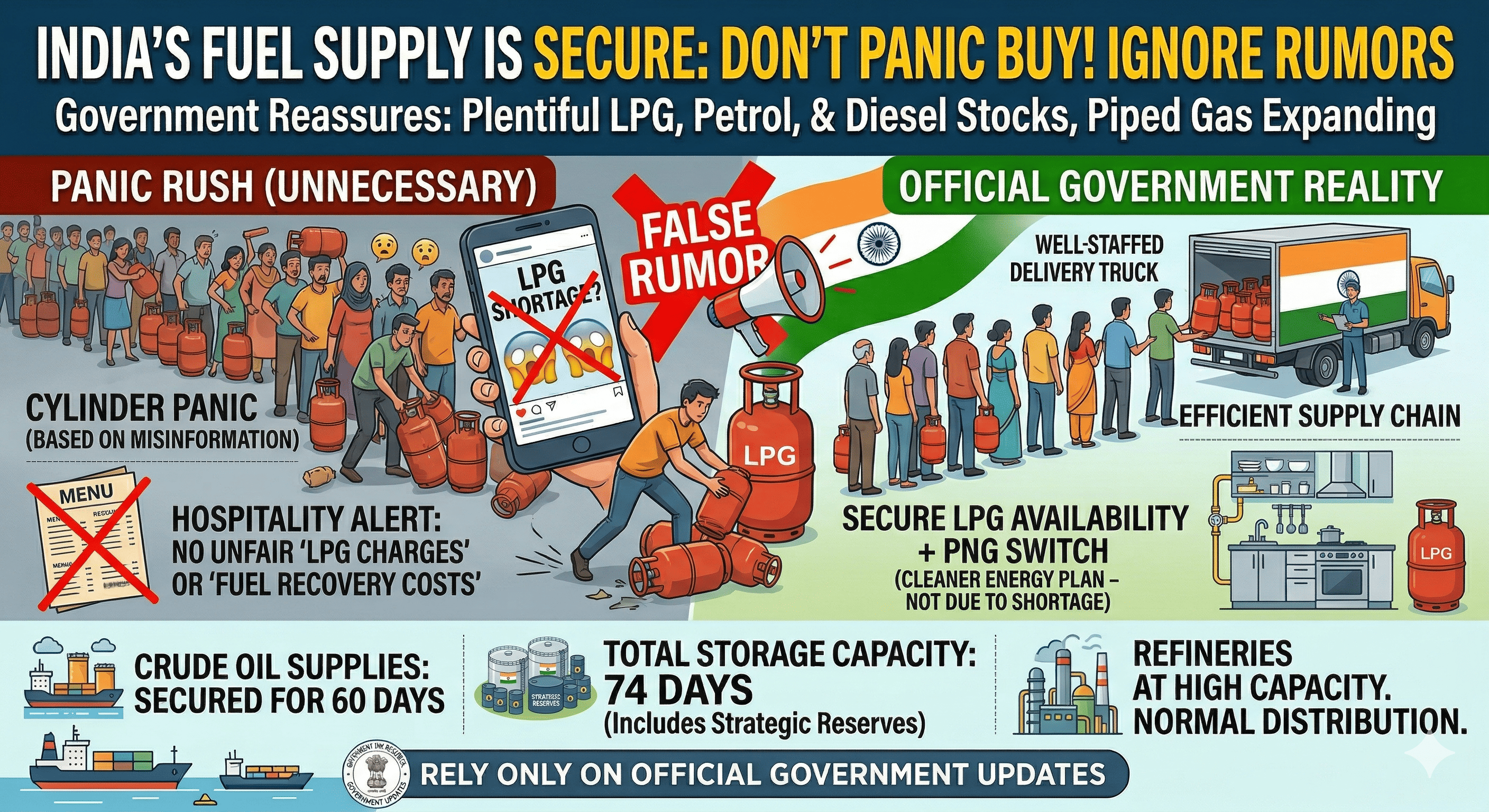 Government Assures No LPG Shortage, Pushes Households to Switch to PNG