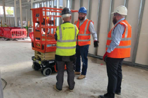 MEP Hire Case Study: Micro Scissor Lifts for HE Barnes