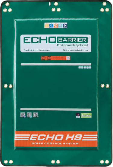 Photograph of the AC/BARRIER Echo Barrier H9™ Acoustic Barrier, Front View Main Image