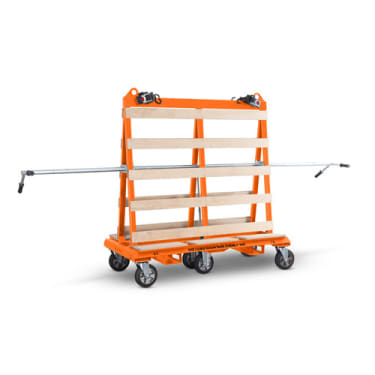 Loadall LA1500 PRO Auto-braked Board Trolley With Straps Main Image