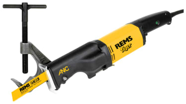 Electric Reciprocating Pipe Saw & Clamp Main Image