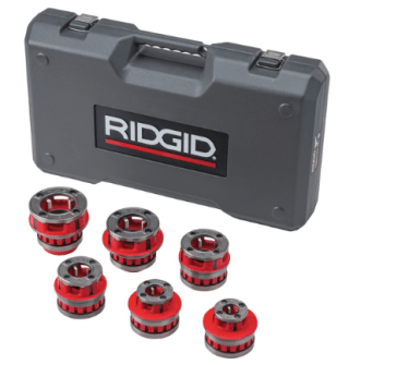 RIDGID® Cordless Pipe Threader Die Set 1/2-2 Inch Main Image