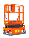 Photograph of the 020020 Dingli JCPT0507C Micro Scissor Lift PAV, fully closed