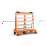 Loadall LA1500 PRO Auto-braked Board Trolley With Straps Thumbnail 1