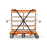 Loadall LA1500 PRO Auto-braked Board Trolley With Straps Thumbnail 3
