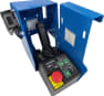 Photograph of the 020081 eqss Overwatch isolated, fitted to scissor lift control