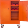 Mobile Fittings Cabinet With Storage Bins