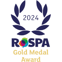 RoSPA 2024 Gold Medal Award logo