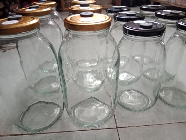 Frascos de litro para esterilizar 