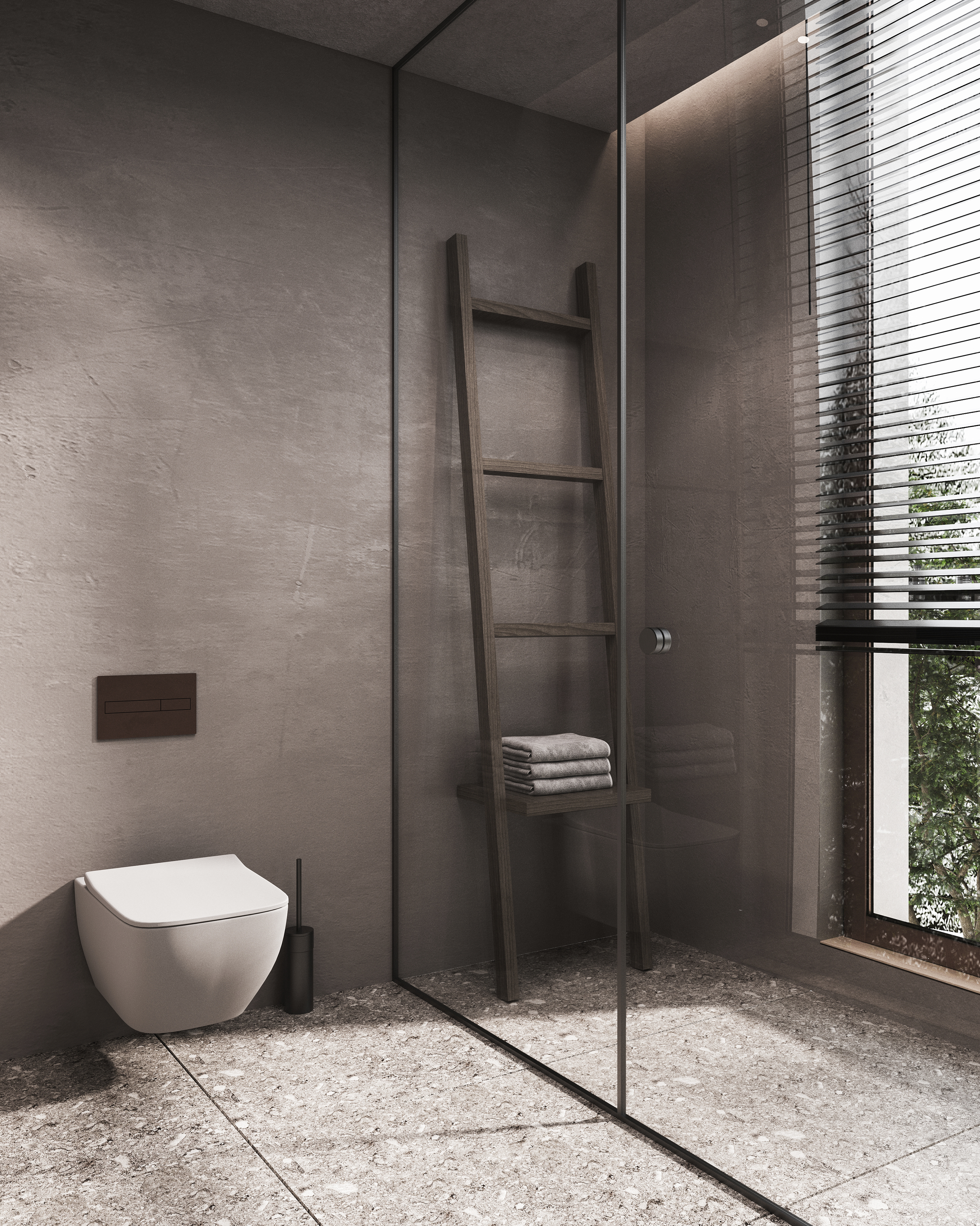 Master kupatilo sa slobodnostojećom kadom — D'HOME Dedinje