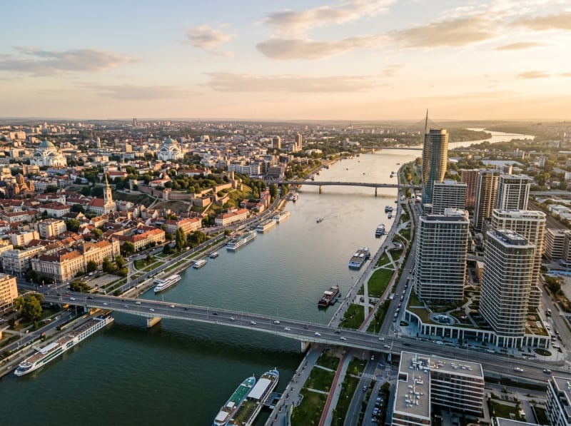 Panorama Beograda sa novogradnjom - tržište nekretnina 2025