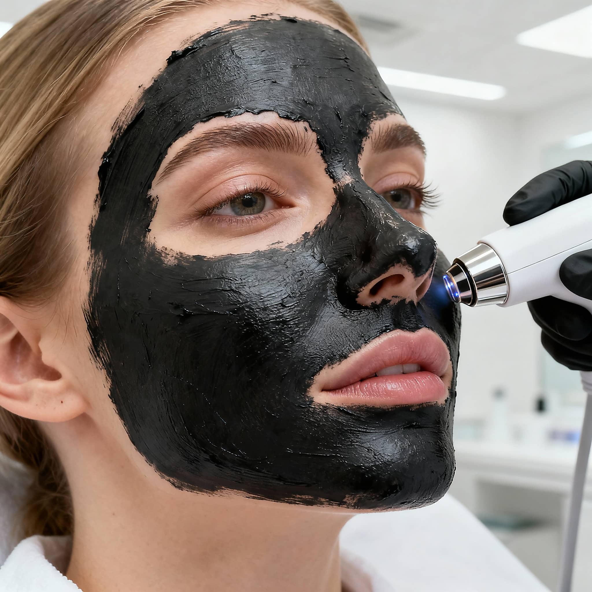 جلسة ليزر كربوني للوجه