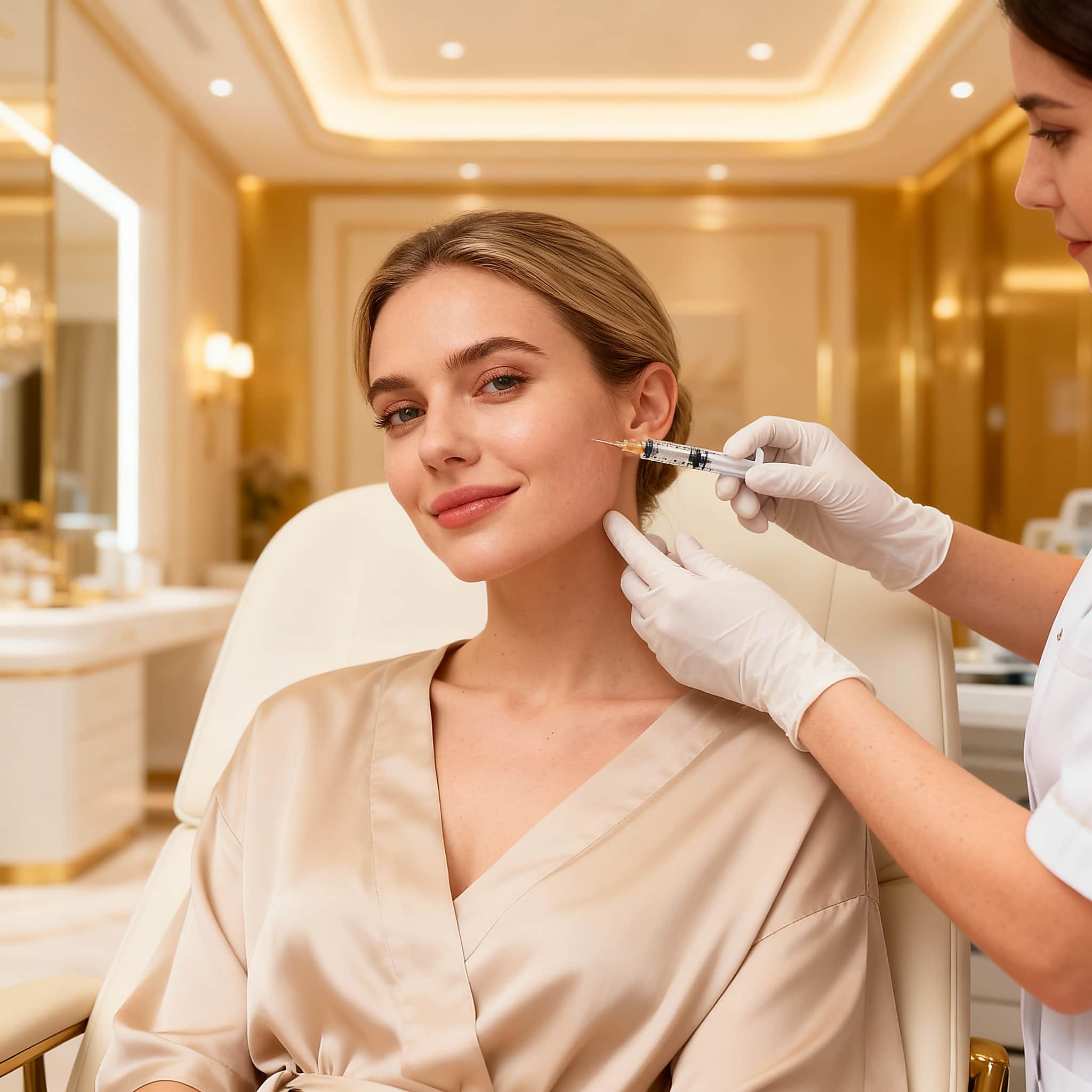 إبرة الروز قولد للنضارة العلاجية