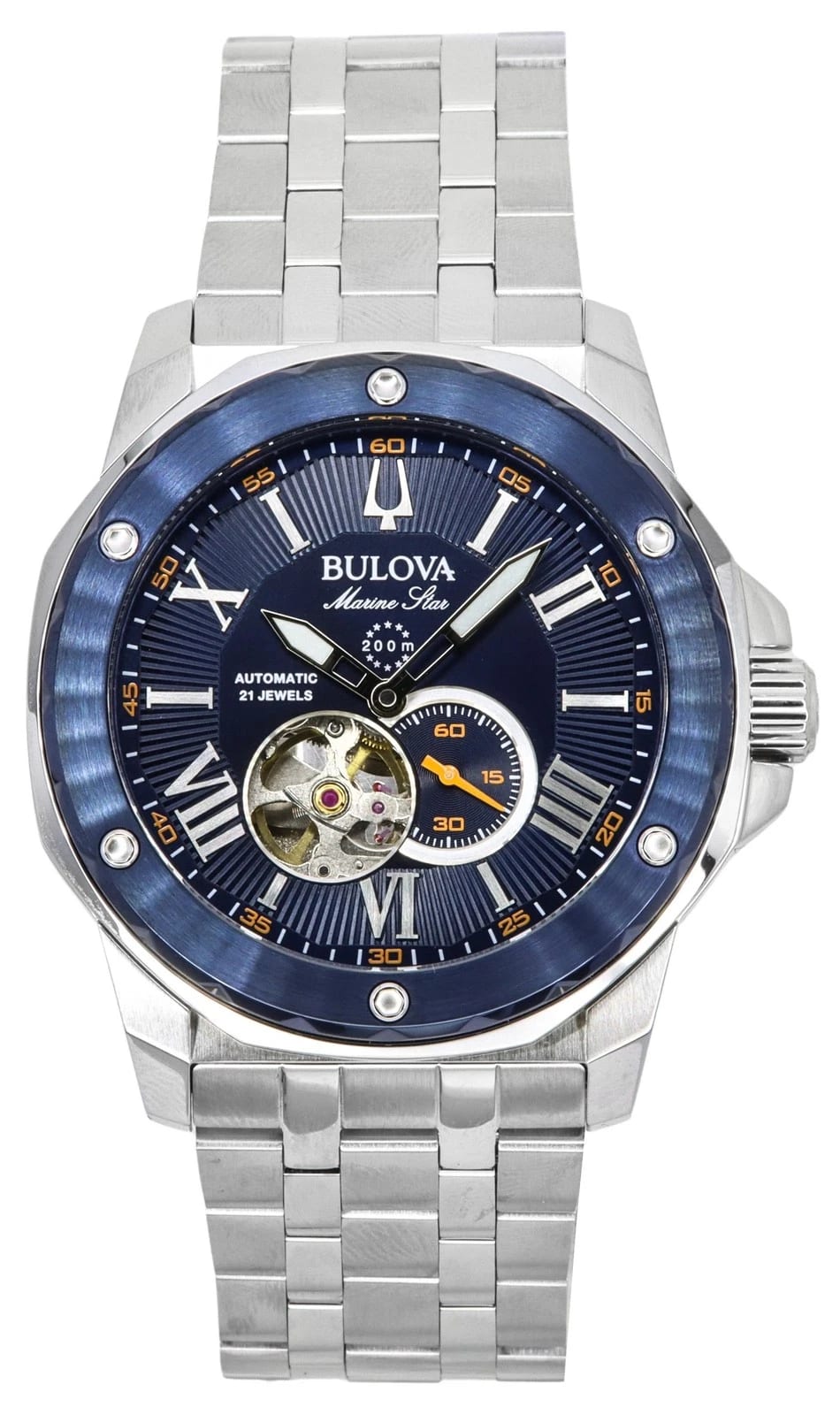 Đồng hồ nam Bulova 98A302 44mm Nam chính hãng