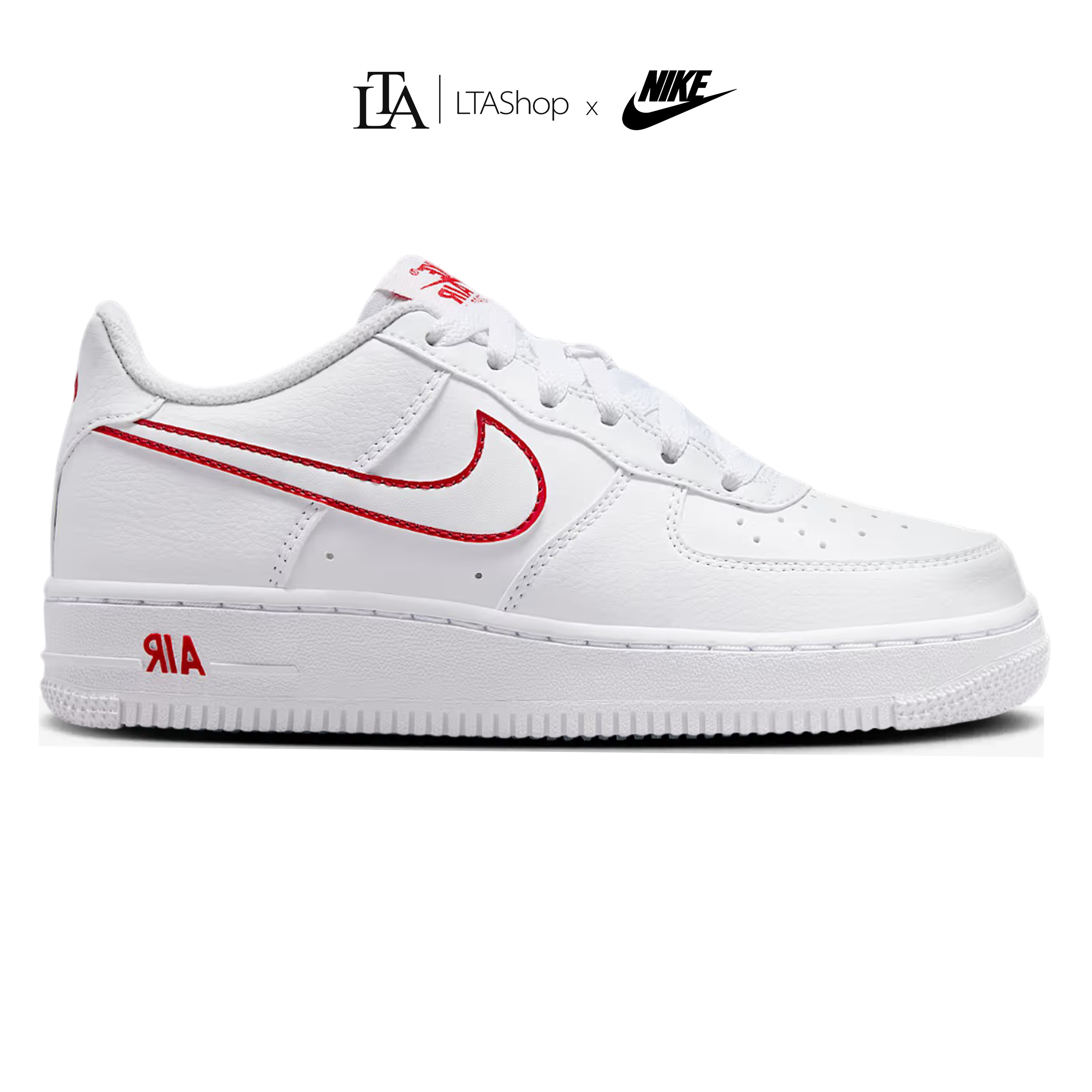 Giày Sneaker Nike Air Force 1 White University Red IF6158-100 - Ảnh 2
