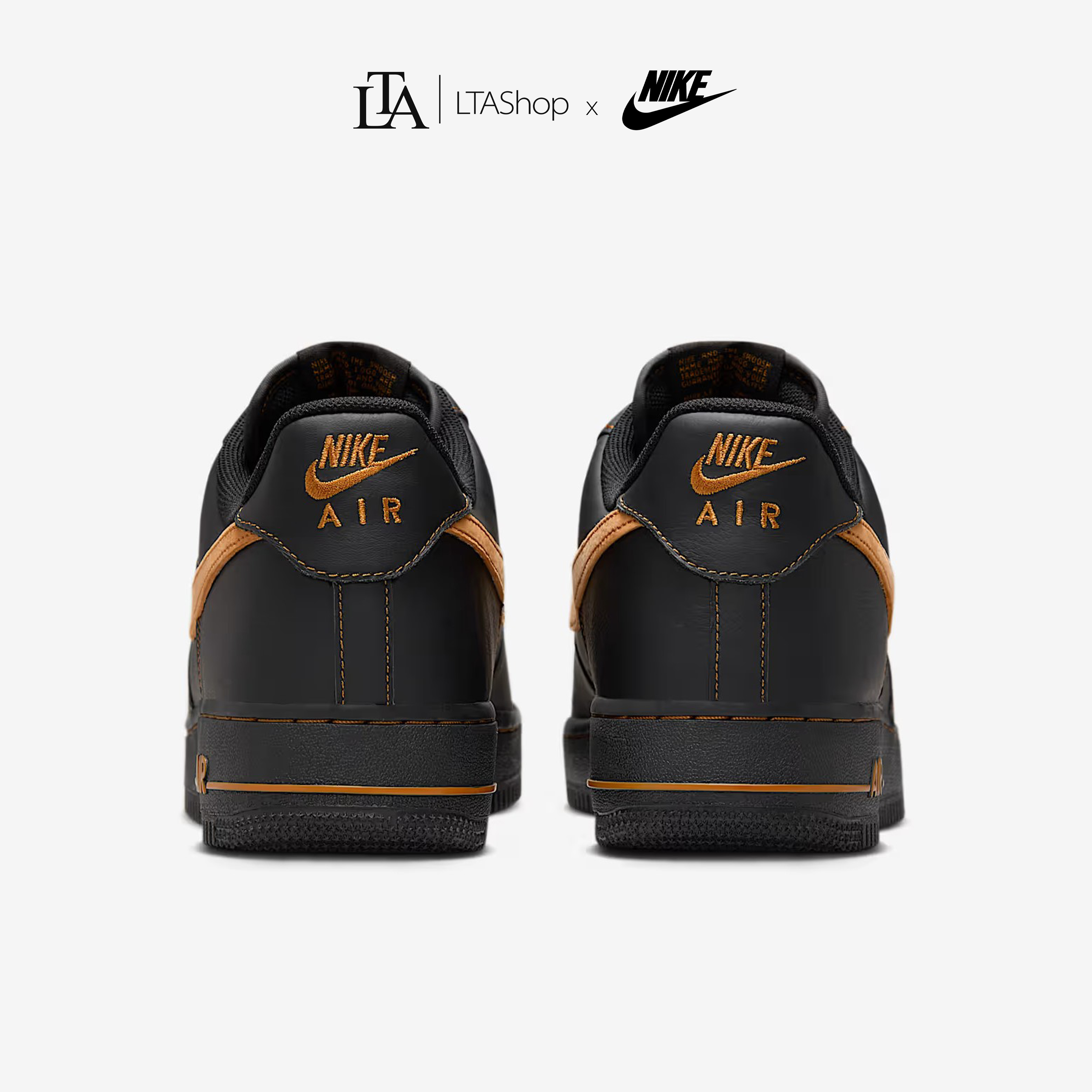 Giày Sneaker Nike Air Force 1 '07 LV8 Black Desert Ochre HQ2037-003 - Ảnh 4
