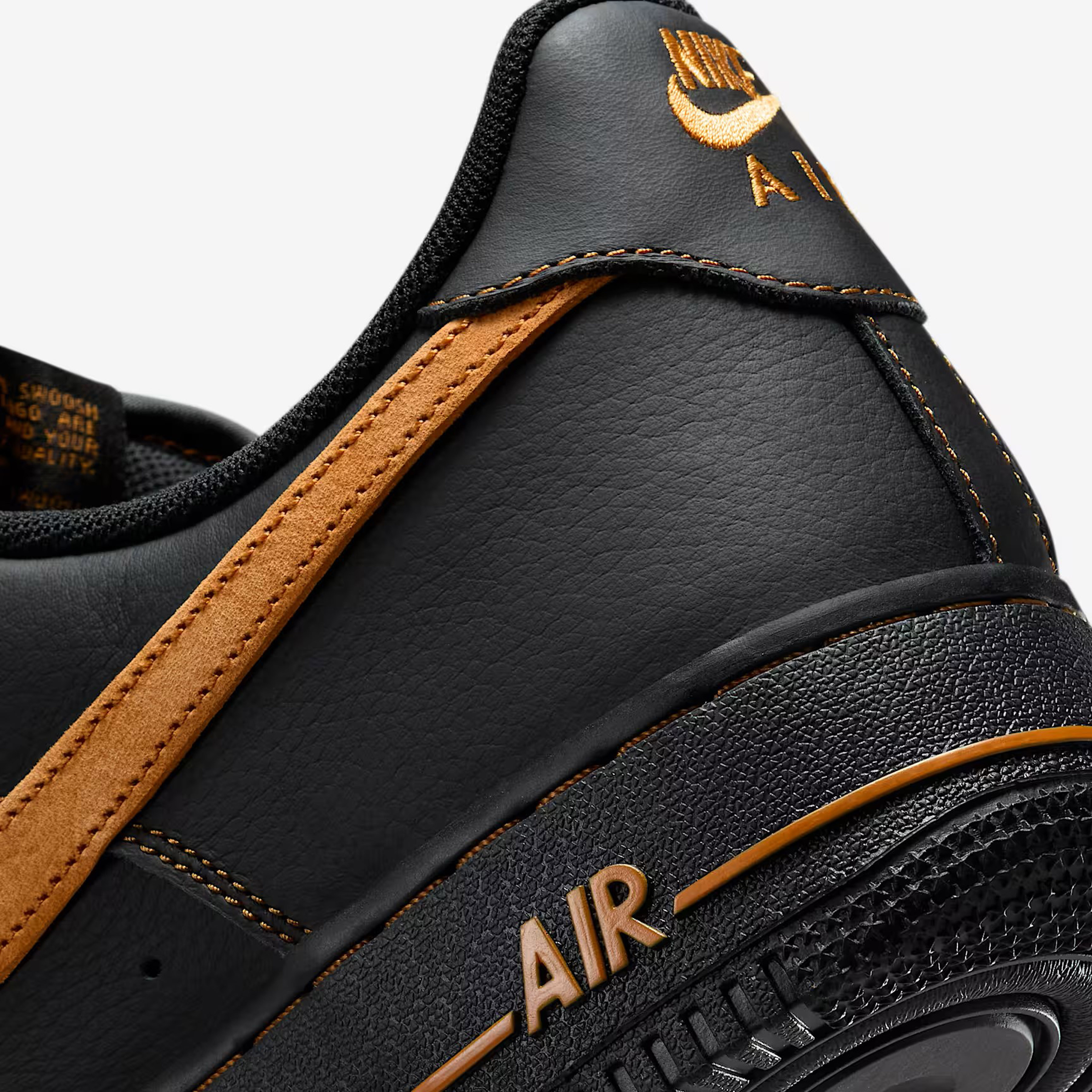Giày Sneaker Nike Air Force 1 '07 LV8 Black Desert Ochre HQ2037-003 - Ảnh 6