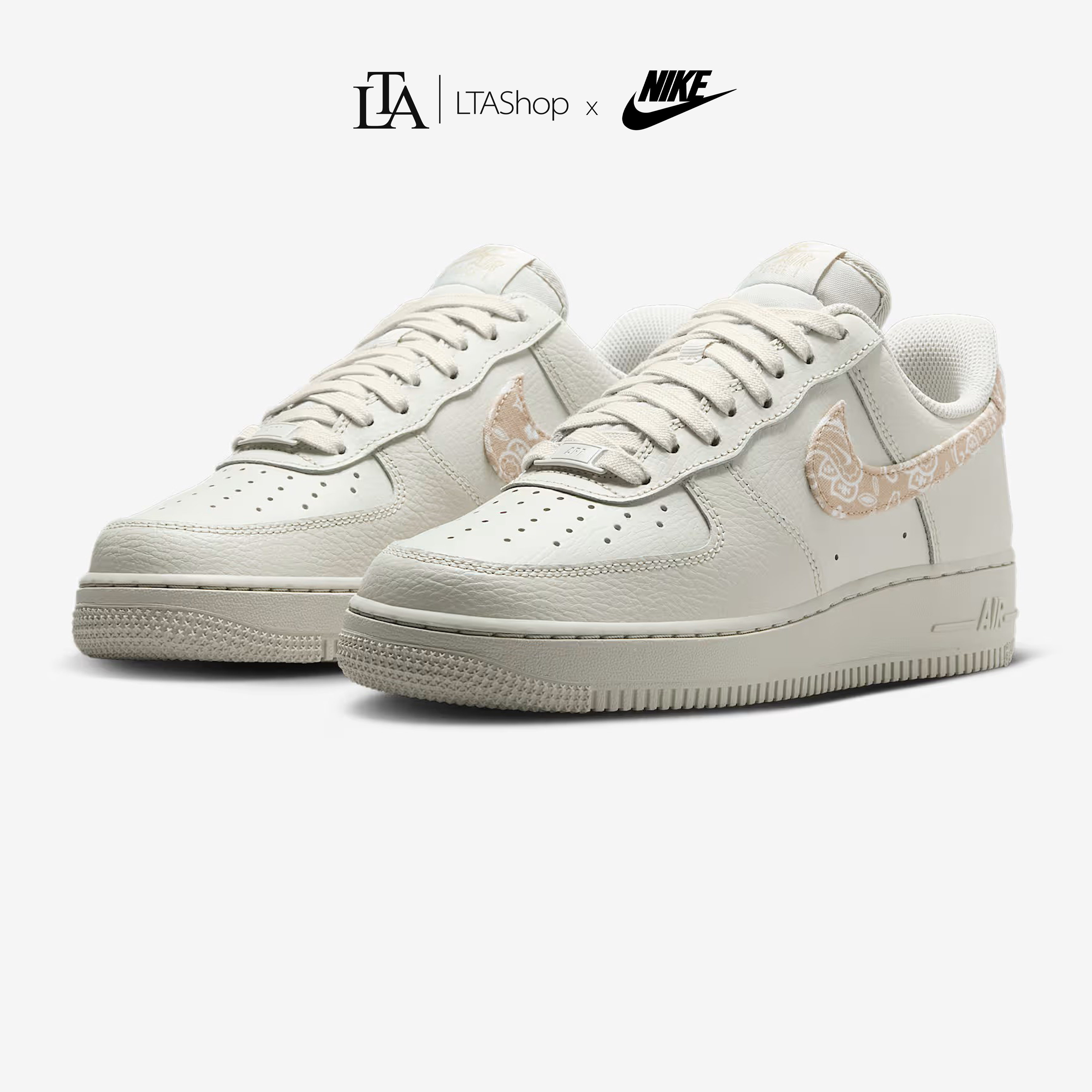 Giày Sneaker Nike Air Force 1 '07 Light Bone Grain IH2051-072 - Ảnh 1