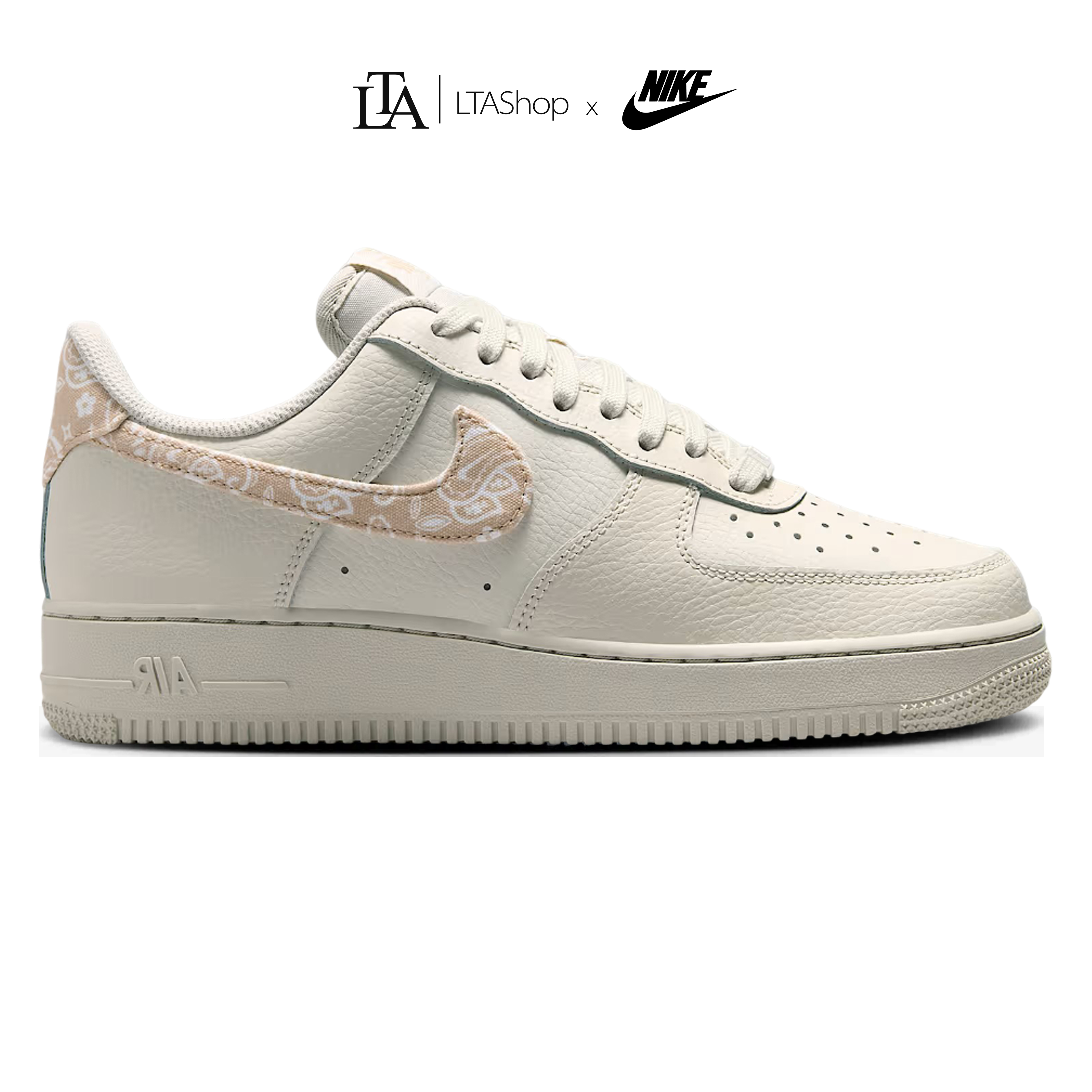 Giày Sneaker Nike Air Force 1 '07 Light Bone Grain IH2051-072 - Ảnh 2