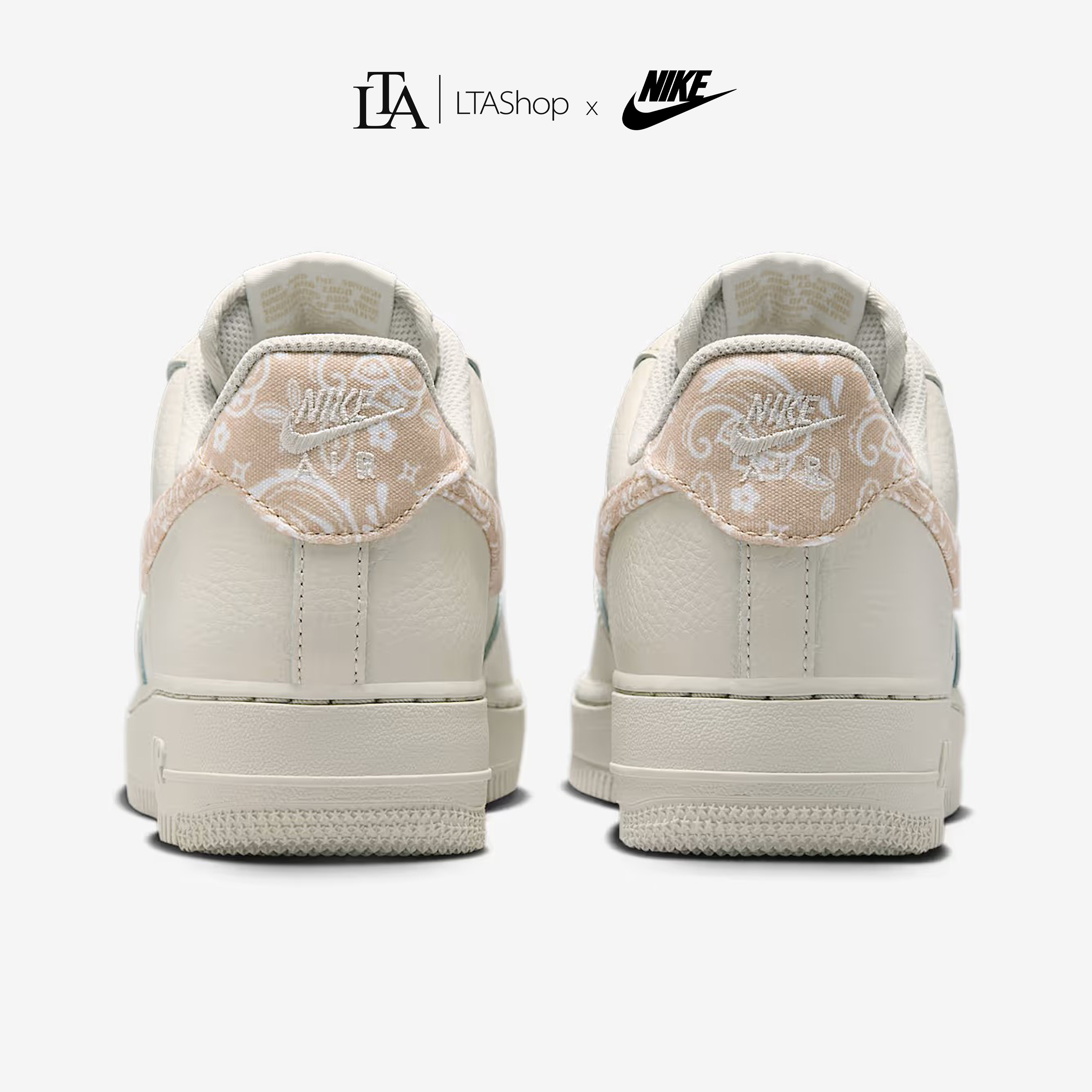 Giày Sneaker Nike Air Force 1 '07 Light Bone Grain IH2051-072 - Ảnh 6
