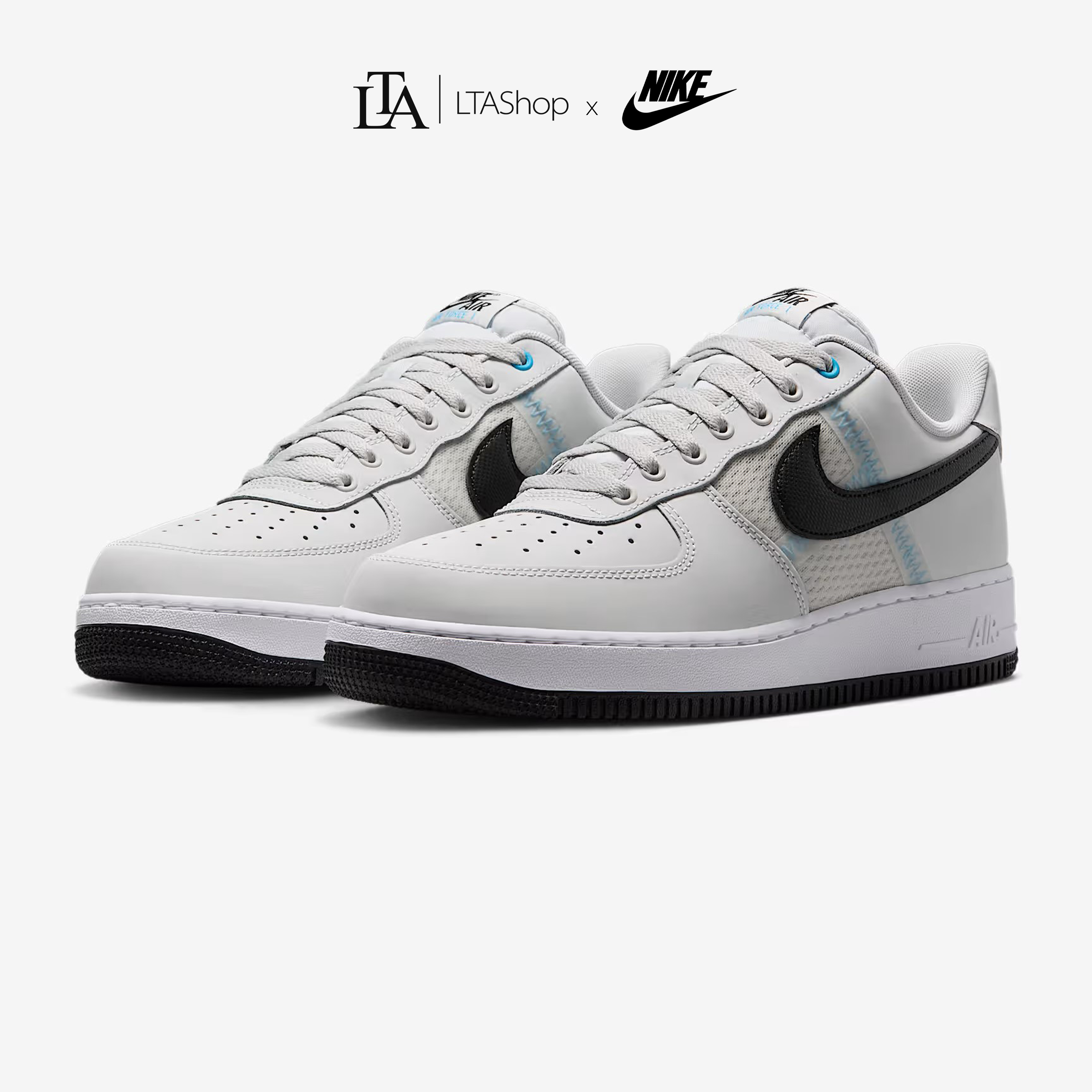 Giày Sneaker Nike Air Force 1 ’07 LV8 Photon Dust University Blue IH4462-001 - Ảnh 1