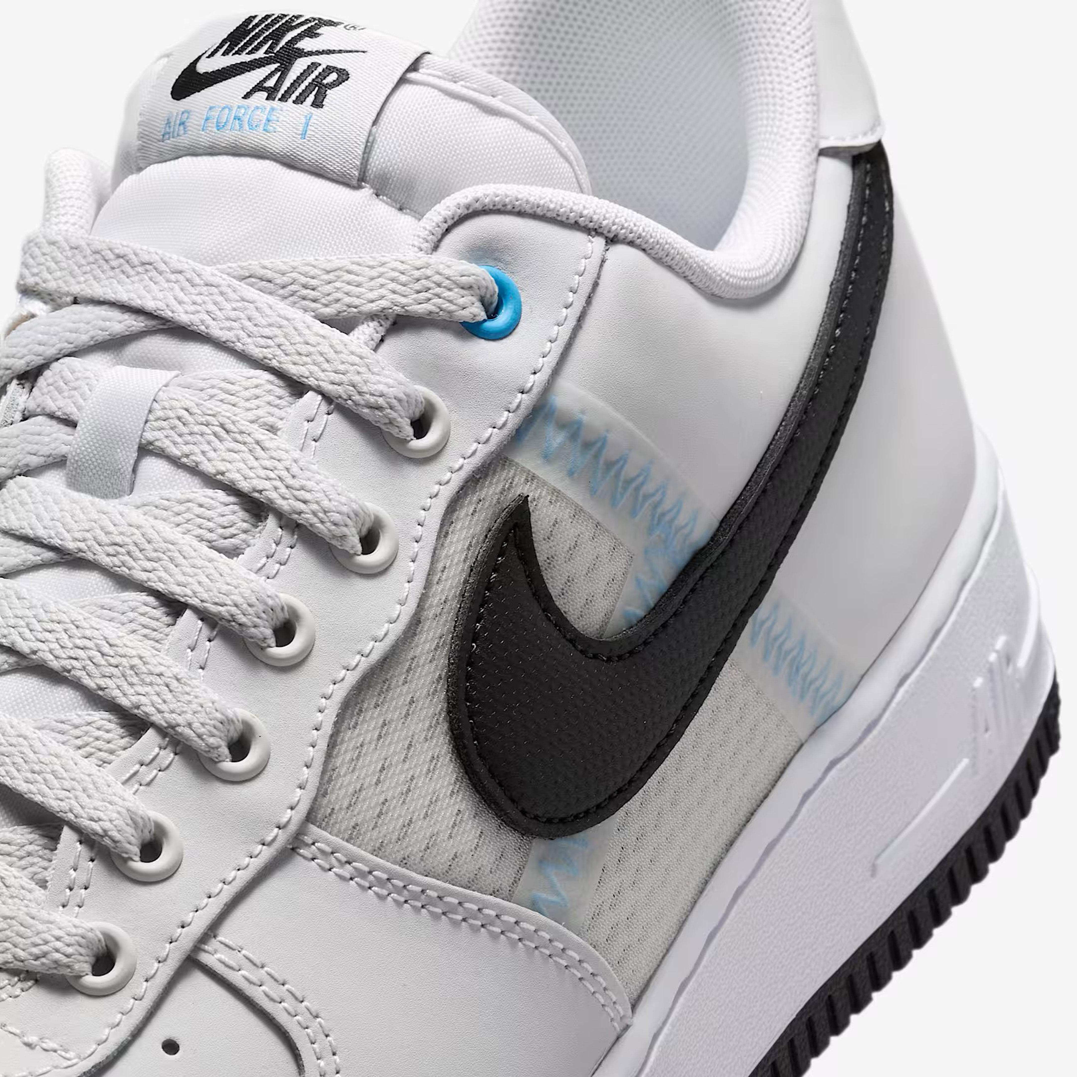 Giày Sneaker Nike Air Force 1 ’07 LV8 Photon Dust University Blue IH4462-001 - Ảnh 3