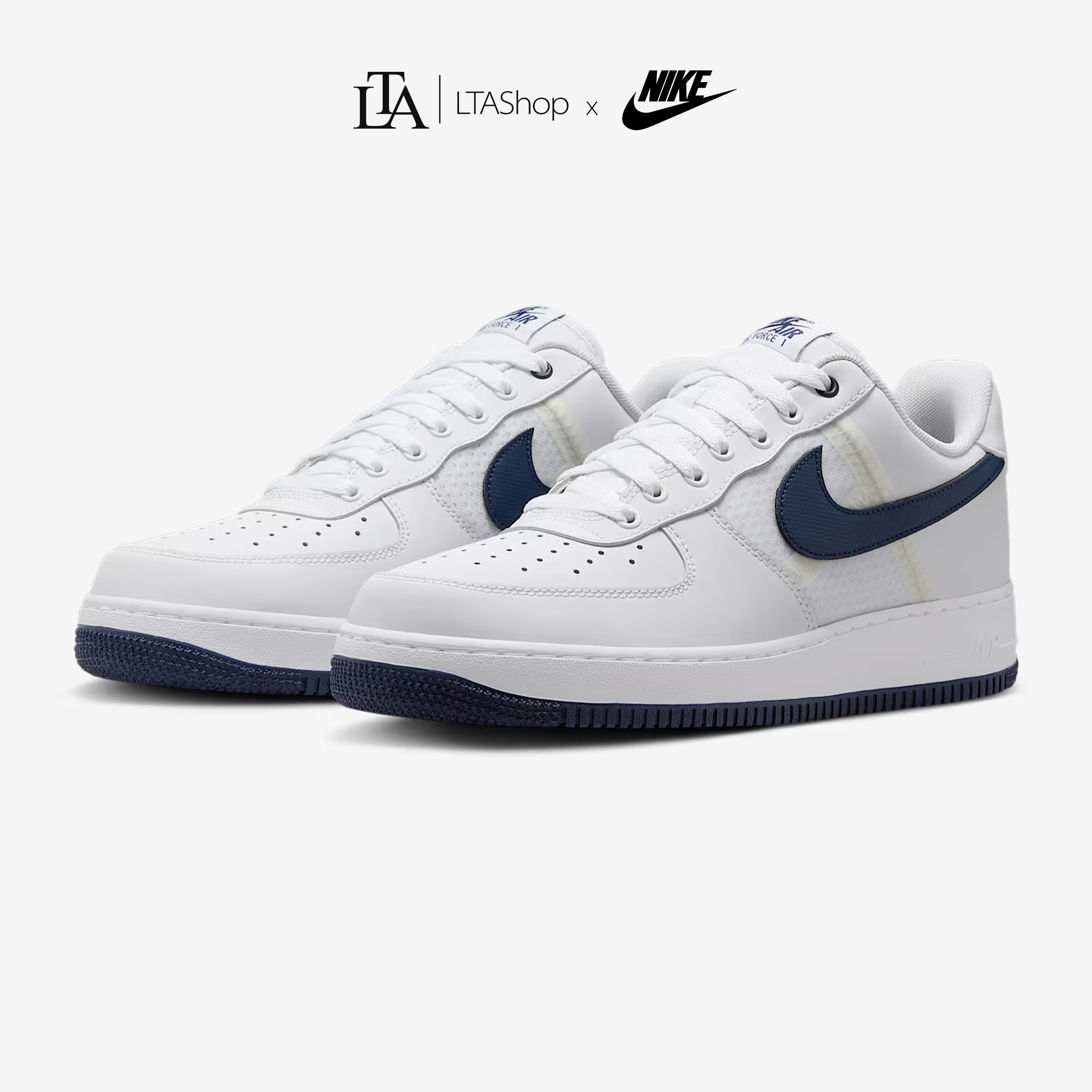 Giày Sneaker Nike Air Force 1 07 Soft Pearl White Ghost – IH7332-001 - Ảnh 4