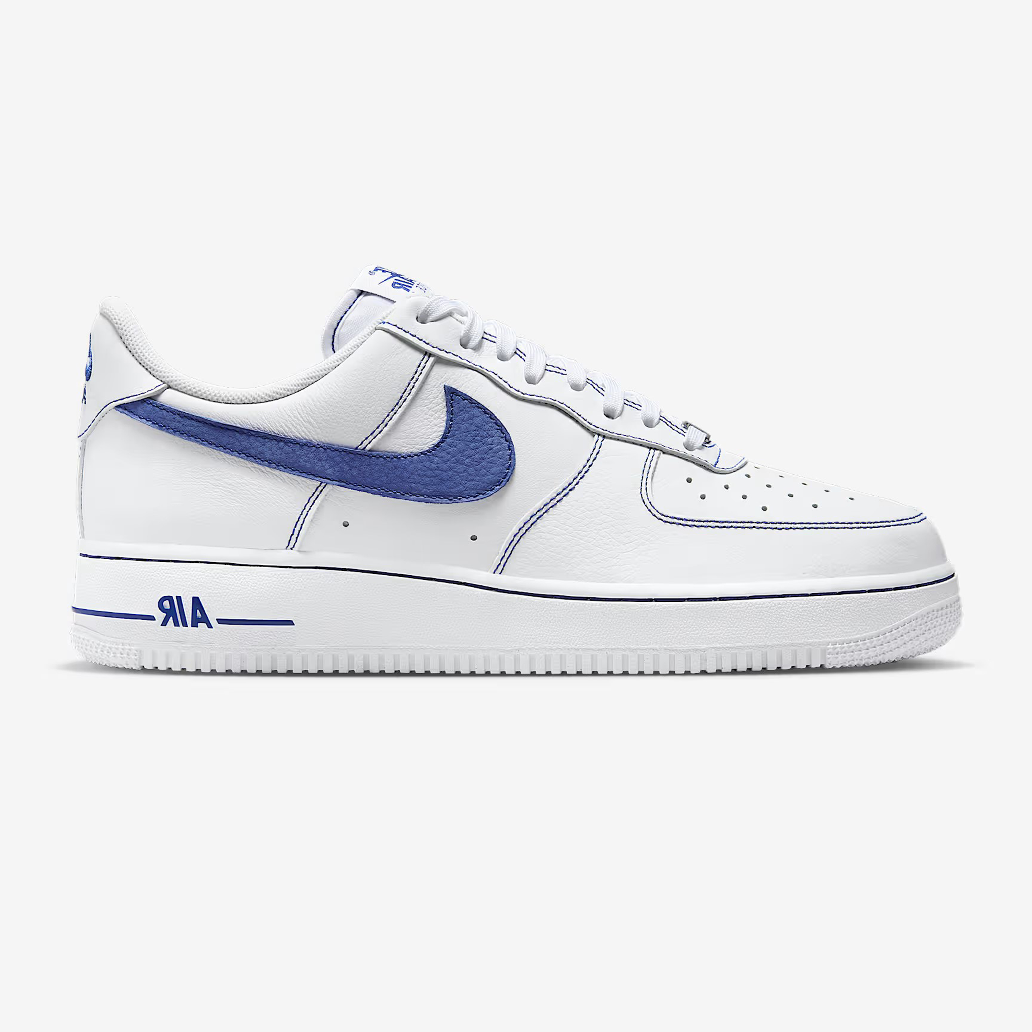 Giày Sneaker Nike Air Force 1 '07 LV8 White Deep Royal Blue HQ2037-100 - Ảnh 4