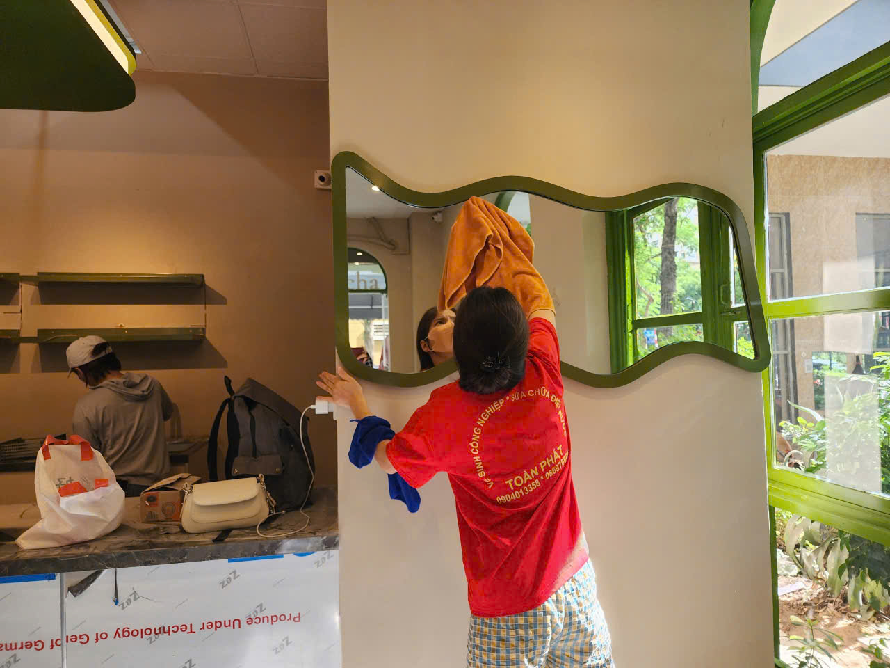 Hình ảnh dự án Hình ảnh thực tế dự án Vệ Sinh Chuỗi nhà trà Matcha