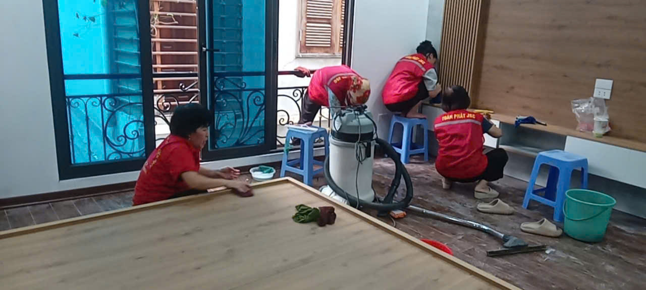 Hình ảnh dự án Hình ảnh thực tế dự án Dọn nhà sau xây dựng