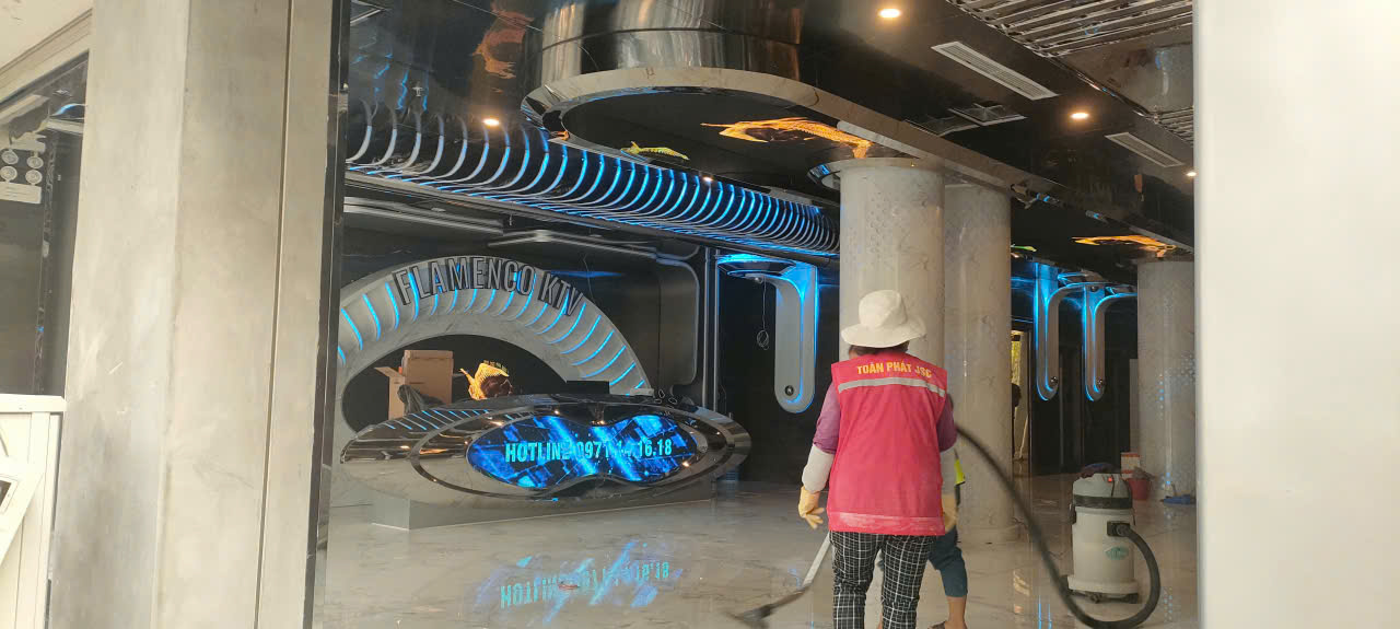 Hình ảnh dự án Hình ảnh thực tế dự án Vệ sinh quán Karaoke