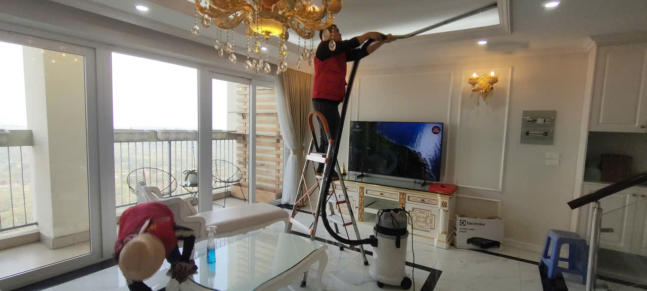 Hình ảnh dự án Hình ảnh thực tế dự án Tổng vệ sinh nhà Penthouse