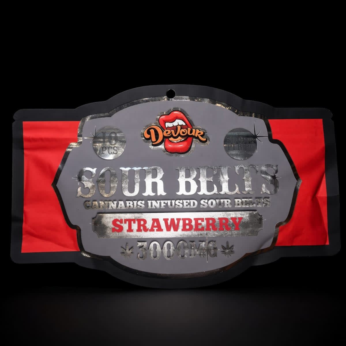 3000mg STRAWBERRY SOUR BELTS