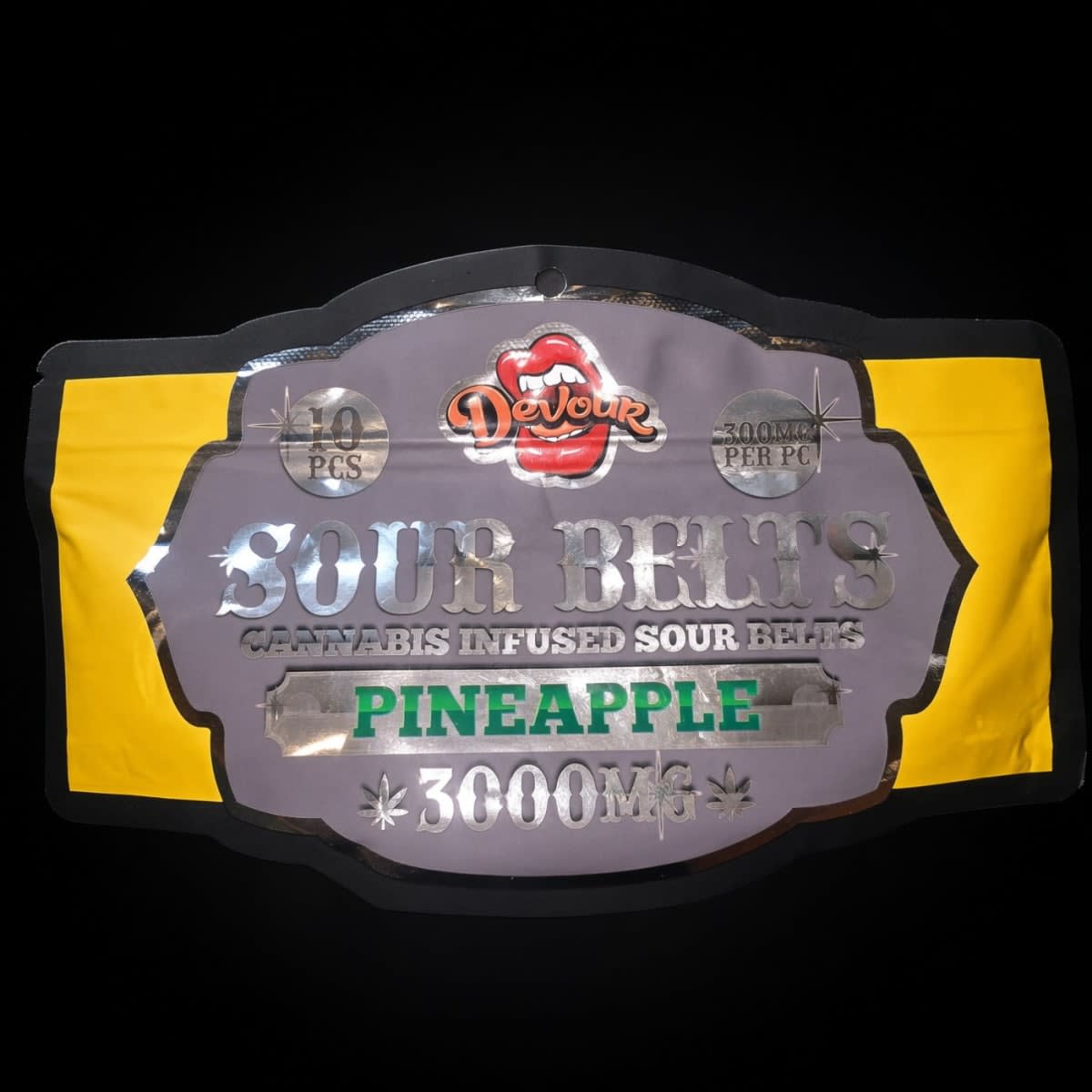 3000mg PINEAPPLE SOUR BELTS