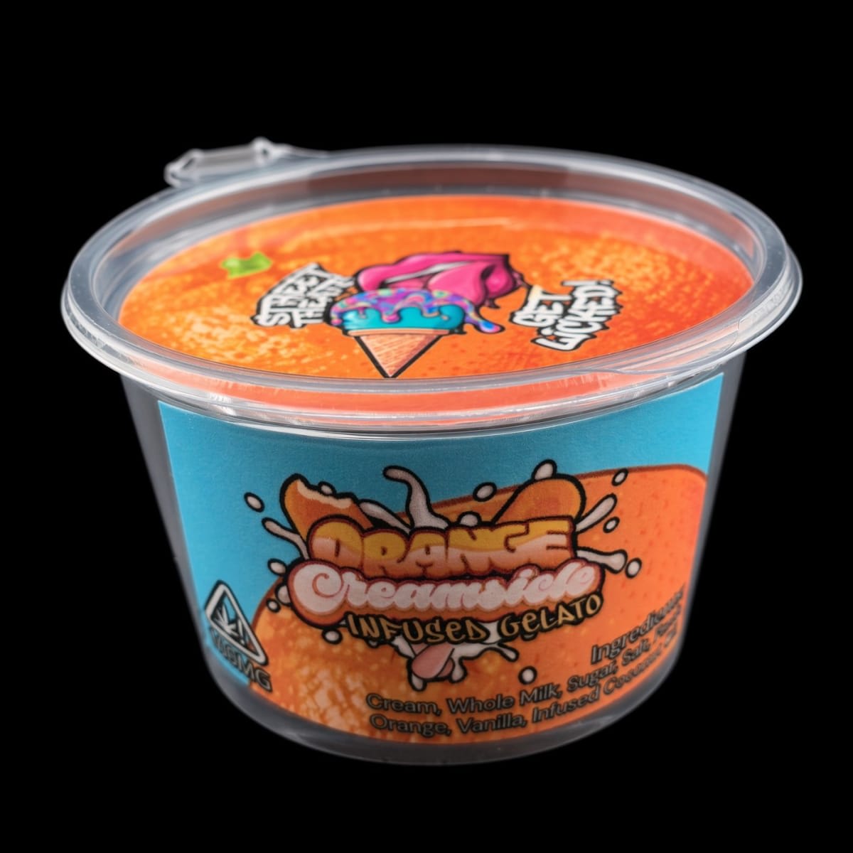 100mg ORANGE CREAMSICLE - INFUSED GELATO