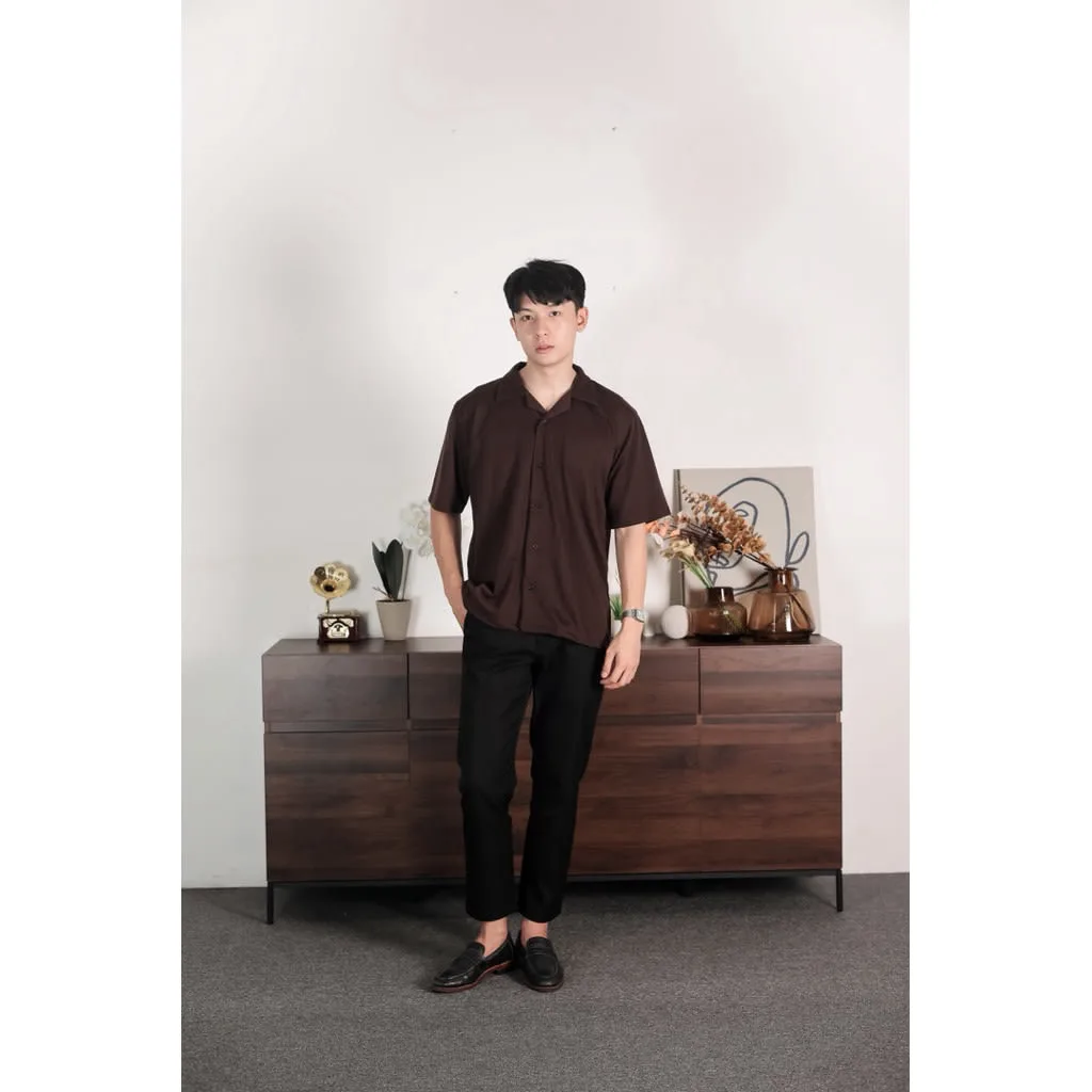 Kemeja Cove Basic series Lengan Pendek Navy