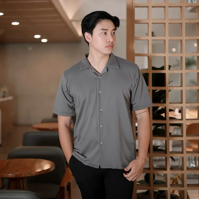 Kemeja Cove Series Coffe Polos