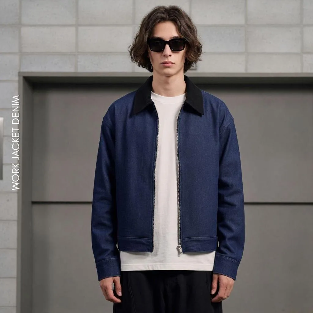 Work Jacket Denim Nomad Jeans Boxy Fitted