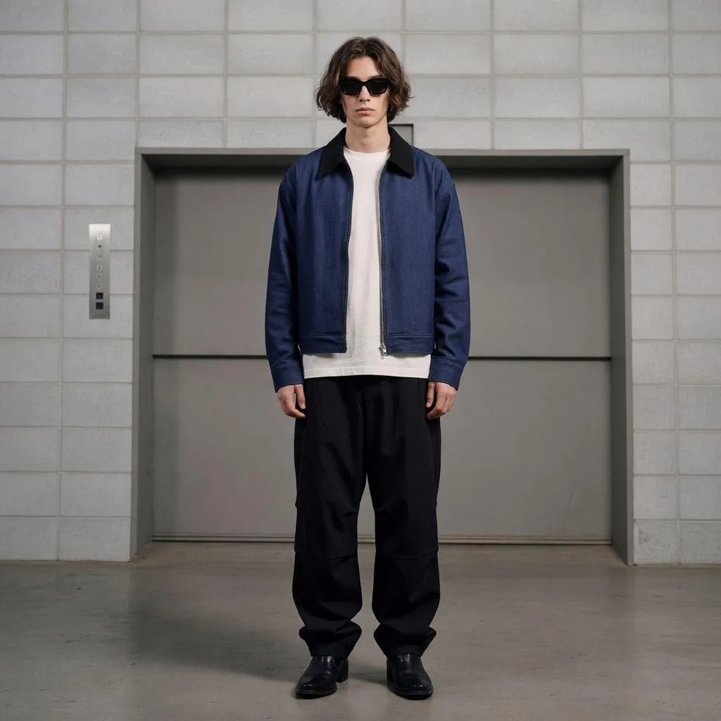 Work Jacket Denim Nomad Jeans Boxy Fitted