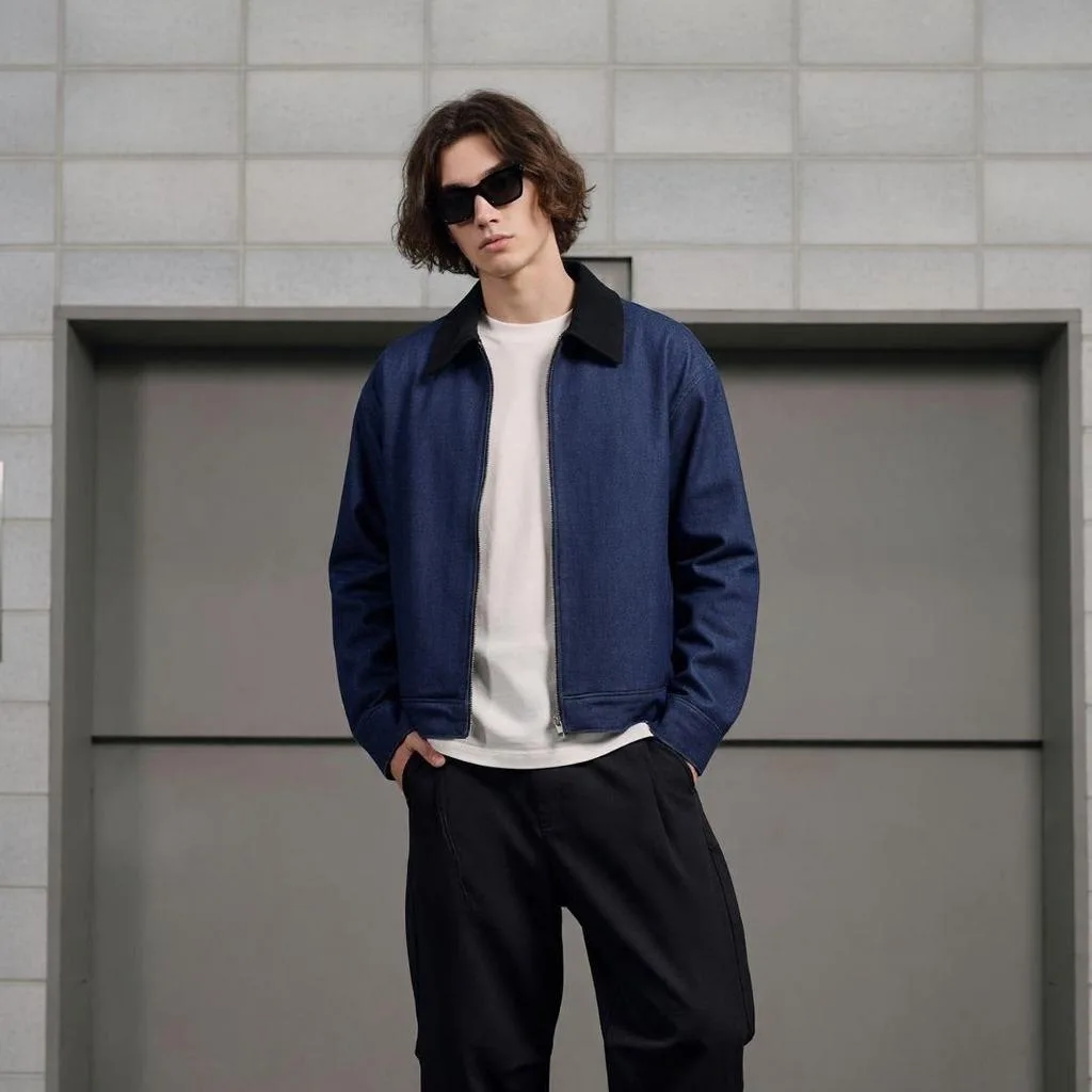 Work Jacket Denim Nomad Jeans Boxy Fitted