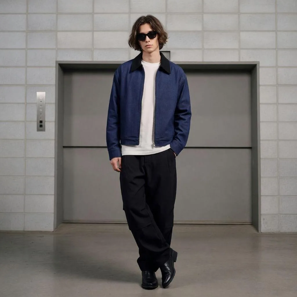 Work Jacket Denim Nomad Jeans Boxy Fitted