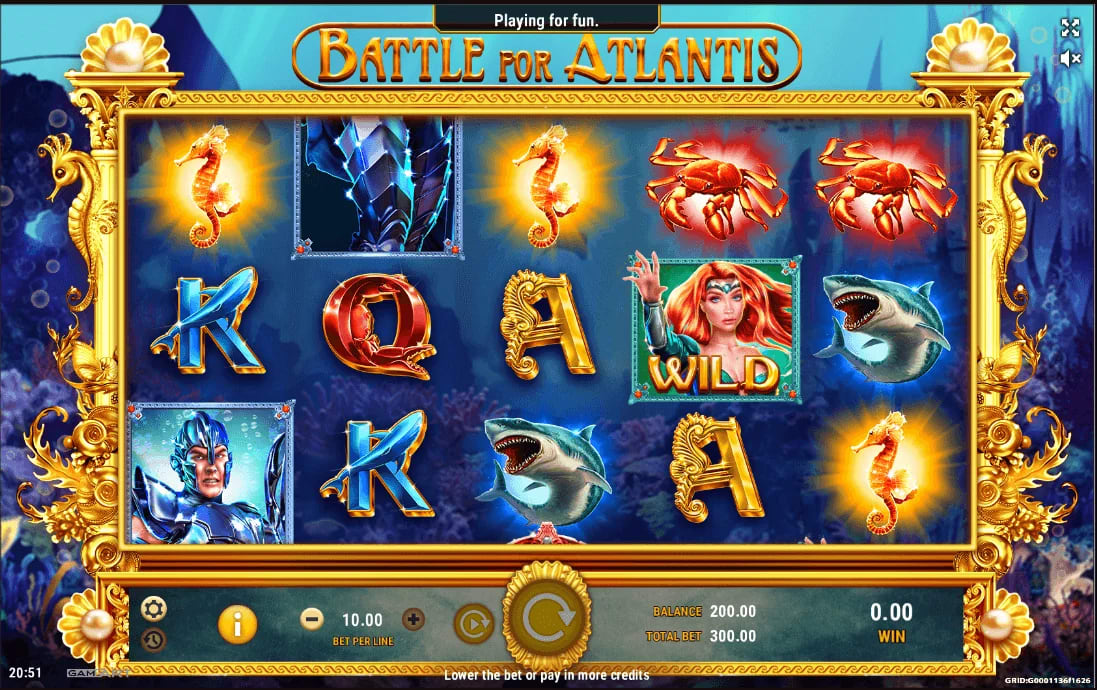 Play free online slot lost city of atlantis