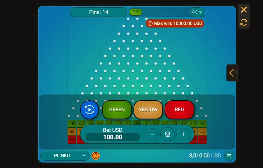Codigo promocional plinko