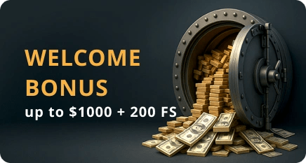 100% welcoming bonus for your first deposit! заголовок