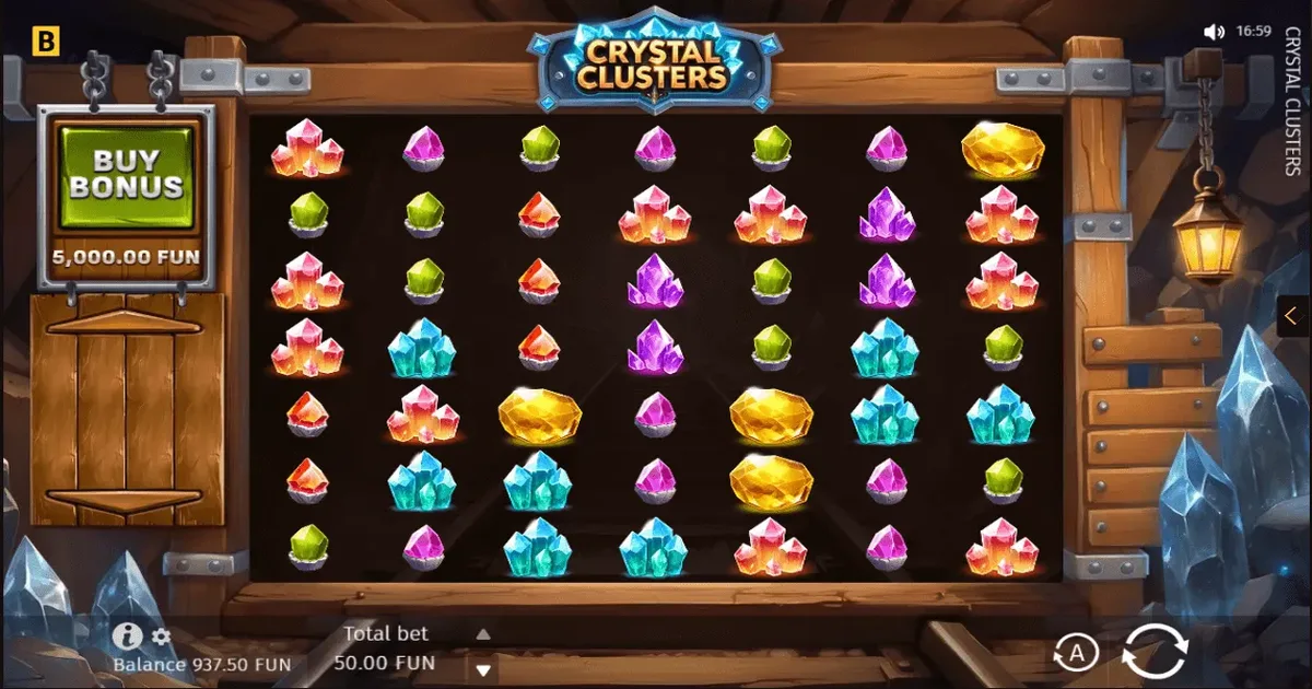 Free Play Crystal Clusters Slots Game - Online Casino Slot | Playfortuna