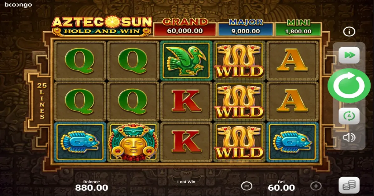 Aztec Sun Slot Machine Slot Machine Aztec Sun: Hold and Win Play Online for Free | Playfortuna ...